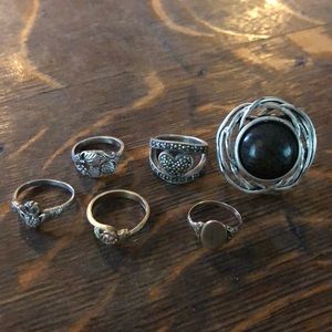 - SOLD - Rings, lot of 6